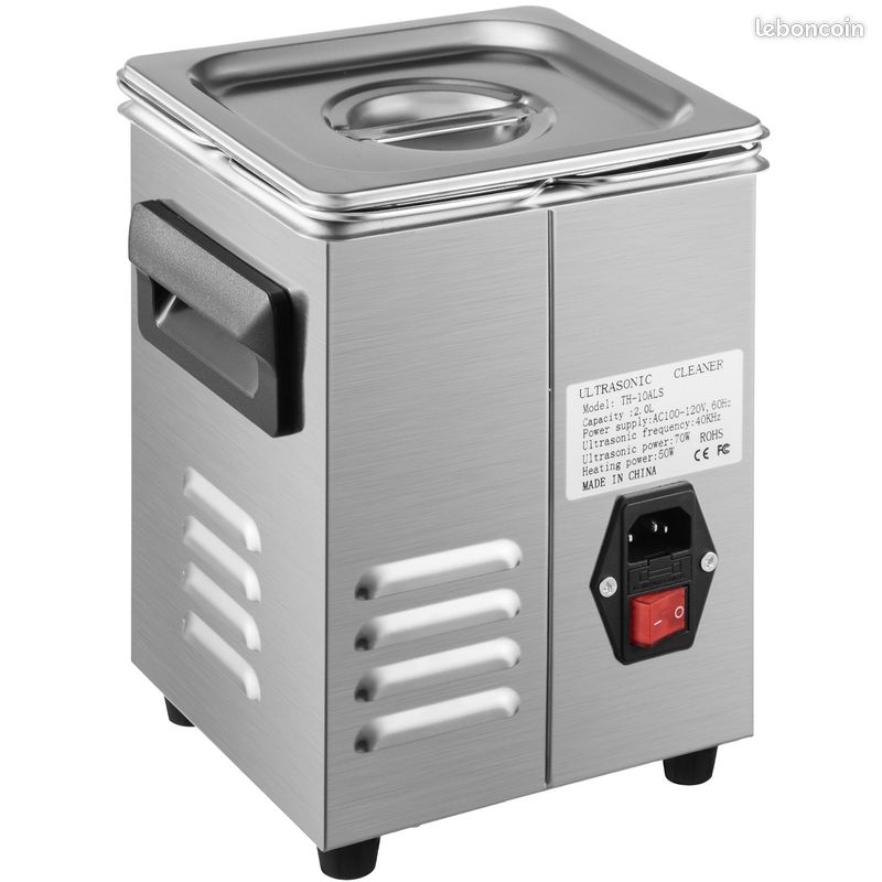 Nettoyeur Ultrasons Numérique marque VEVOR 2 L neuf et garantie Outils Horloger