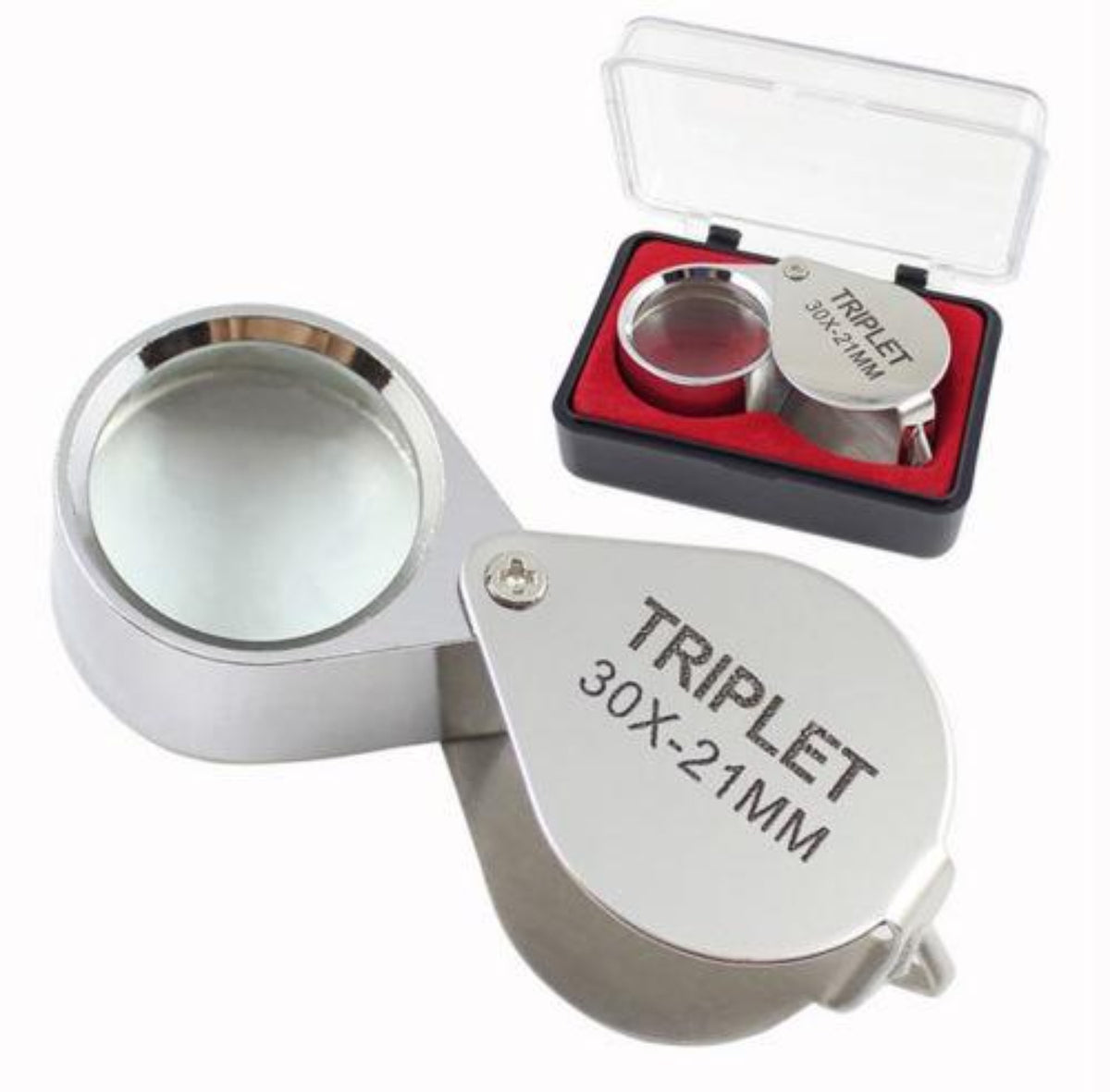 Loupe à Bijoux de Poche, Mini Loupe Pliante Portable Bijoutiers Oeil Loupe à Bijoux de Poche, Mini Loupe Pliante Portable Bijoutiers Oeil