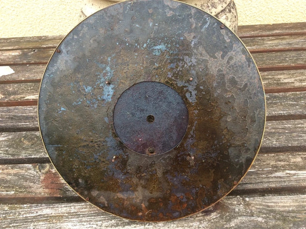Grand cadran email horloge ancienne vintage bon etat