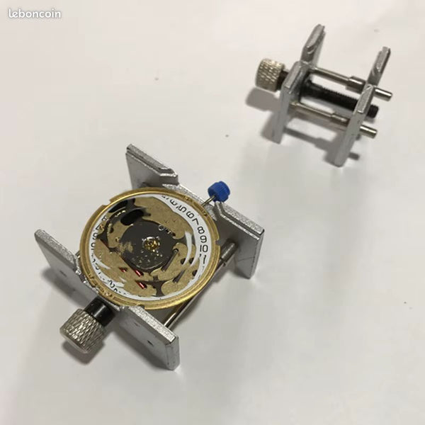 Étau métal support porte mouvement montre neuf