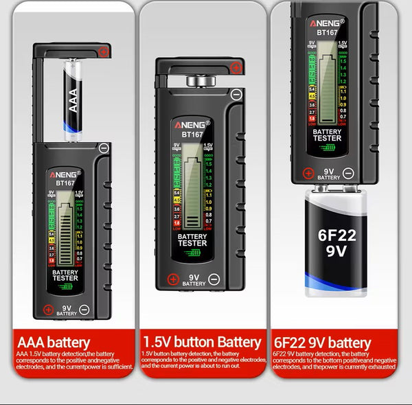 Contrôleur digital piles bouton et divers neuf