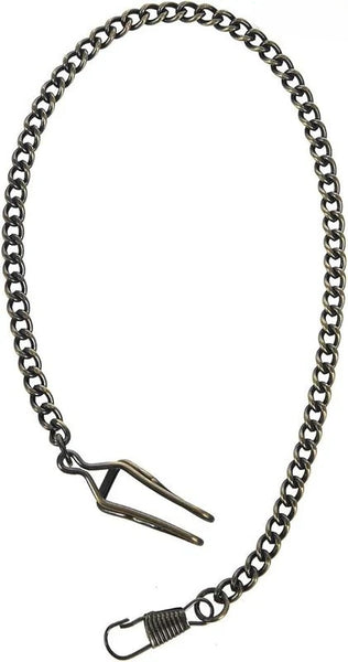 Chaine pour montre de poche en métal bronze antique neuve