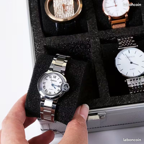 Malette metal rangement 35 montres neuve