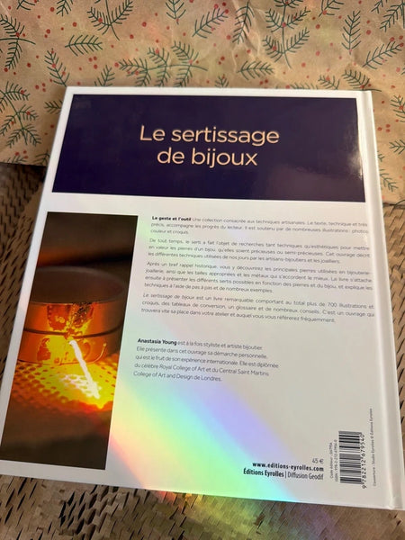 Livre bijouterie le sertissage de bijoux neuf