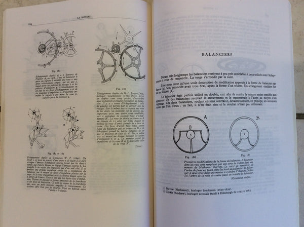 Livre horlogerie les echappements de montre par tardy en tres bon etat
