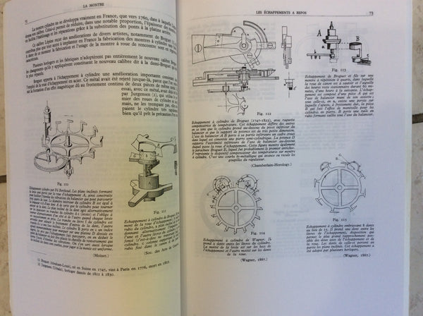 Livre horlogerie les echappements de montre par tardy en tres bon etat