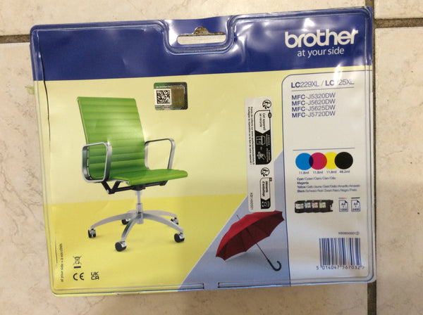 Pack de 4 cartouches d'encre originales Brother LC 229 XL original neuf