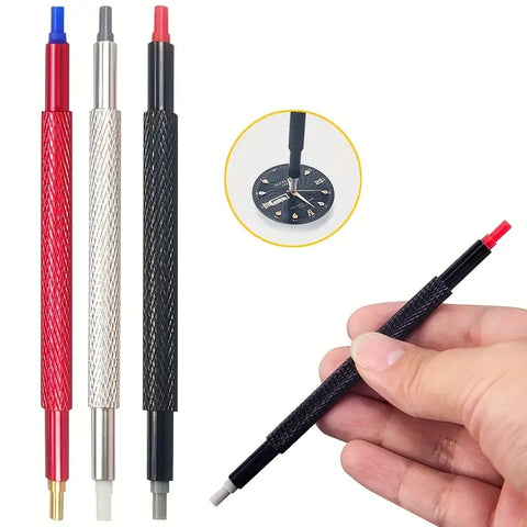 Lot 3 outils acier pose aiguilles montre neuf