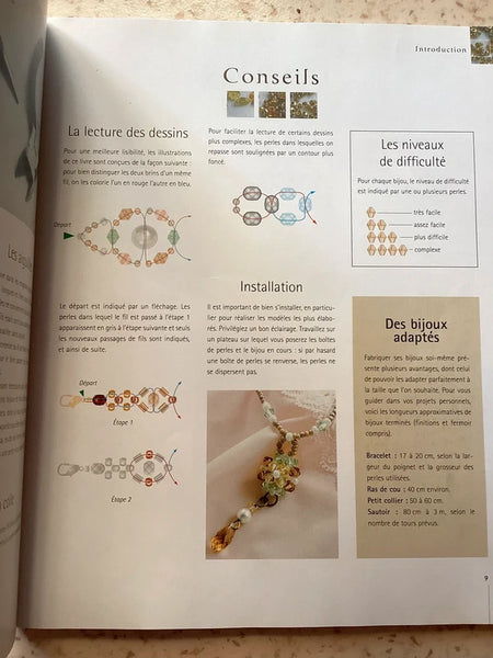 Livre bijouterie Les perles ( et si j'apprenais ) neuf