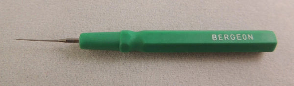Pique huile BERGEON pointe fine vert tres bon etat