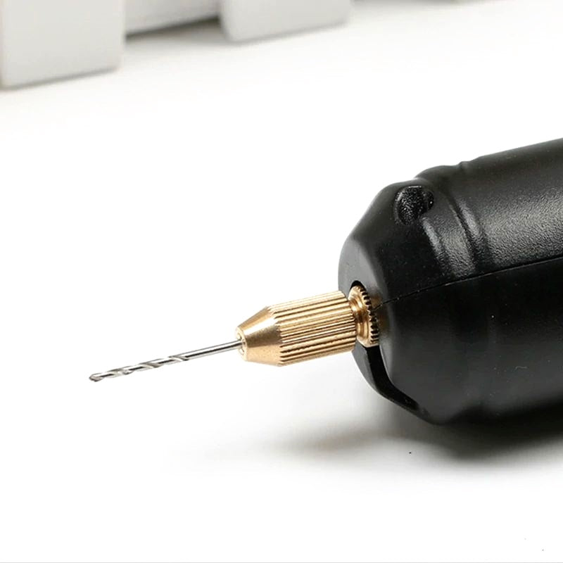 Mini perceuse électrique portative, avec forets outils de bijoux graveur  perceuse USB pour bois résine époxy