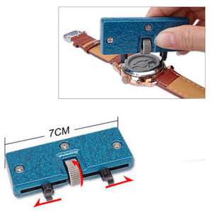 Extracteur De Verre De Montre Universel - Outil Professionnel Pour Cristal Rond - Bleu - Jusqu'à 40 Mm - Sans Endommager Le Boîtier