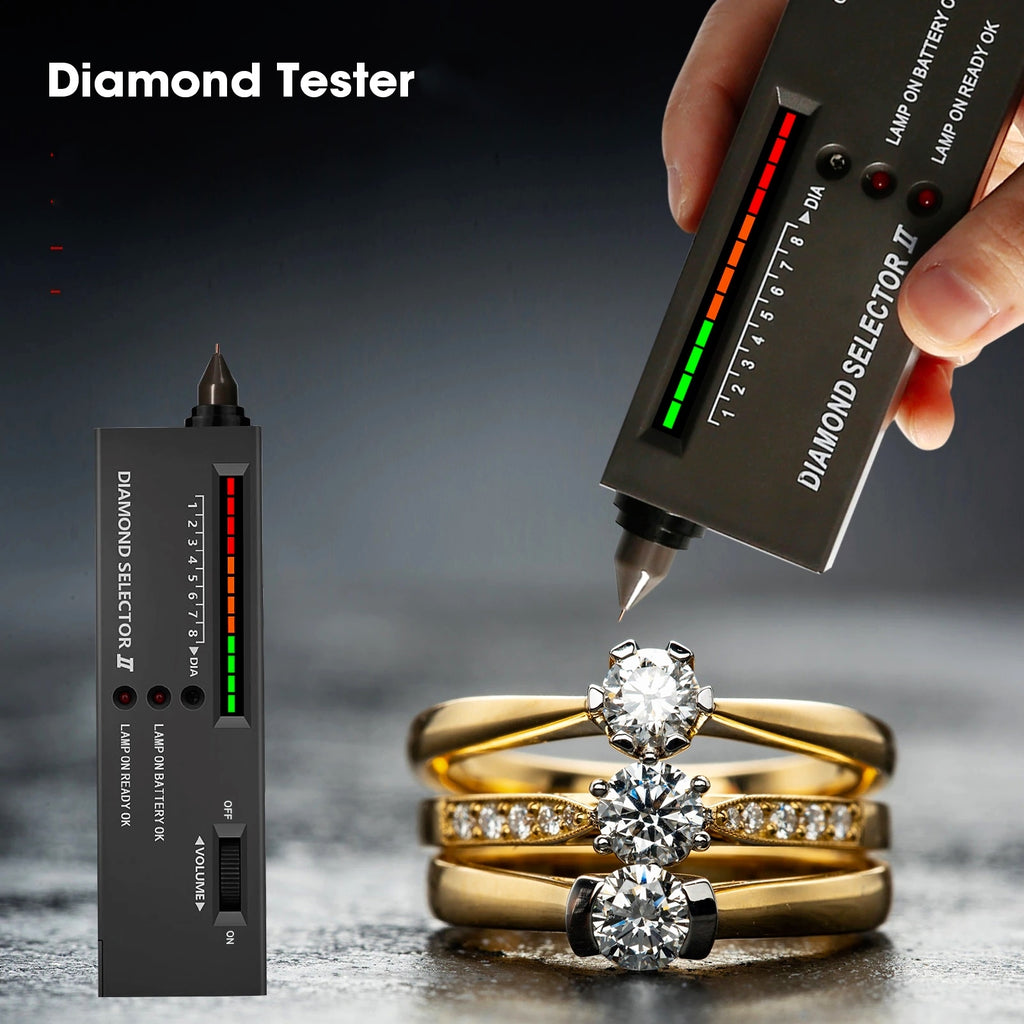 Testeur de diamant - Testeur de pierres précieuses - Testeur de diamant  professionnel de haute précision - Pour Jewerlley Diamond Selector II 