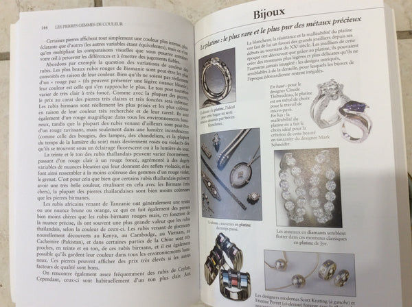 Livre bijouterie Guide d'achat pierres précieuses/ pierres fines neuf