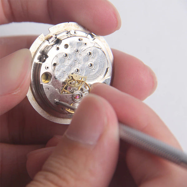 Pochette de 5 tournevis en acier pour horloger de précision neuf