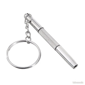 Porte Clé outils tournevis de précision 3 en 1 pour Lunettes Montre Téléphone neuf