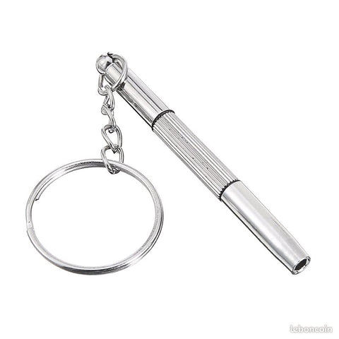 Porte Clé outils tournevis de précision 3 en 1 pour Lunettes Montre Téléphone neuf