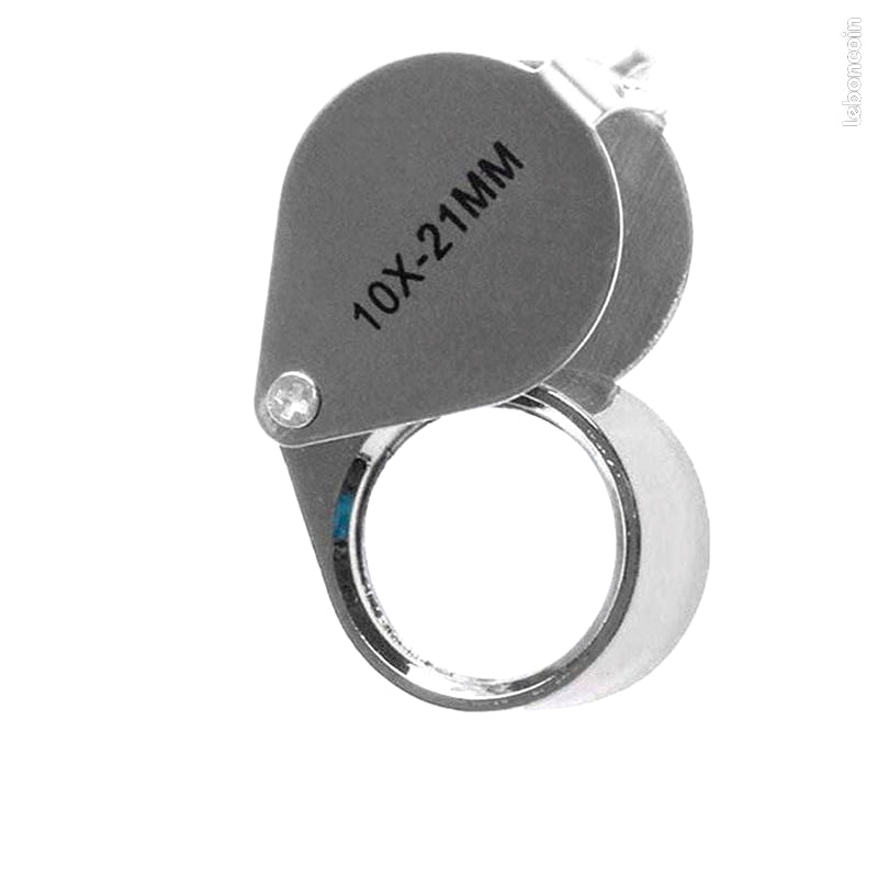 Loupe De Bijoutier Noire 20x – Pour Réparation Horlogère Et Bijouterie – Neuf, Fragile – Référence Wyuk077