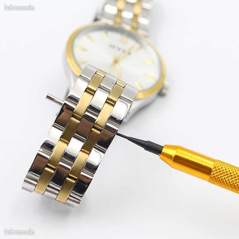 Kit D'outils Pour Réparer Et Ajuster Les Bracelets De Montre - Poinçons, Marteau, Goupilles, Pour Bricoler Soi-même
